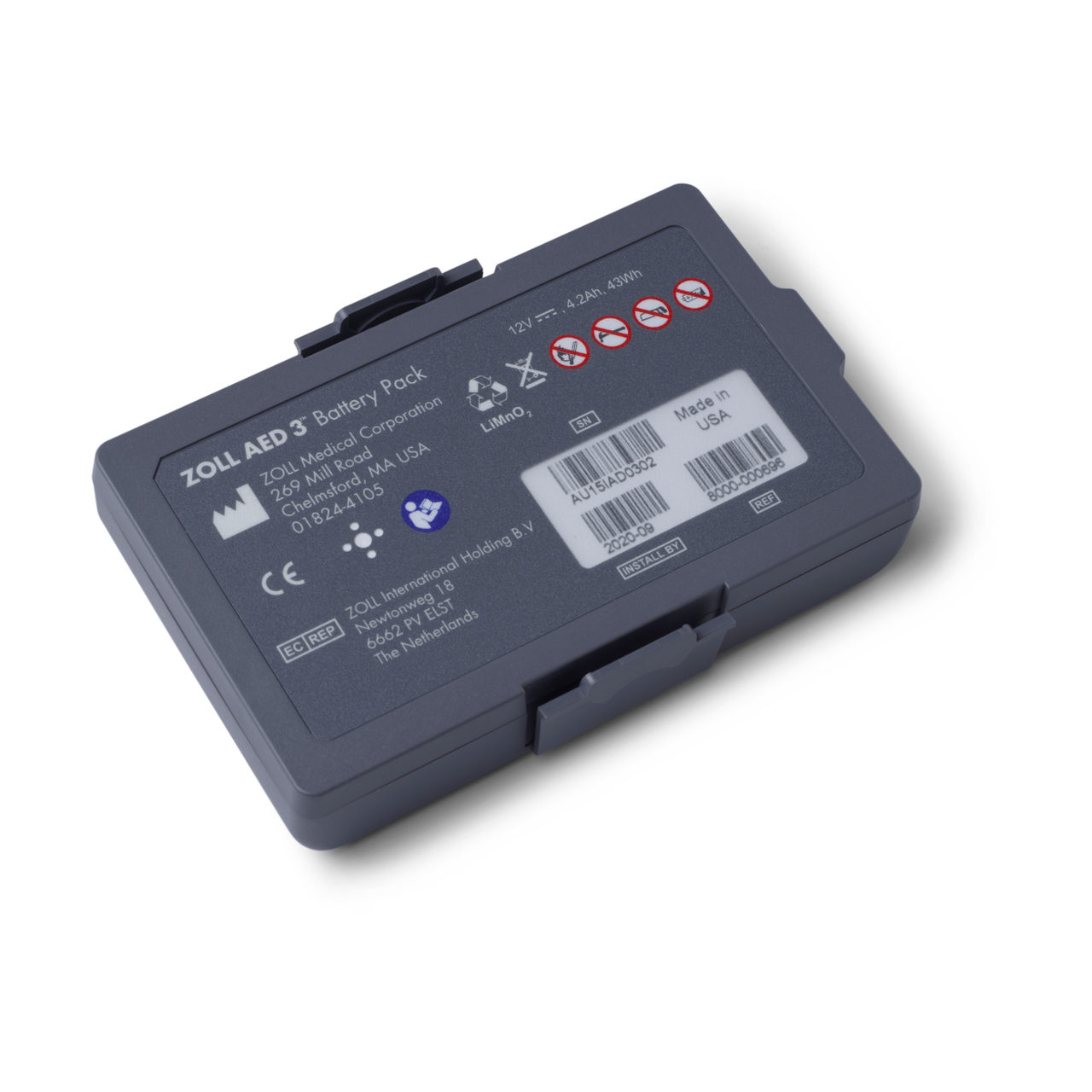 Bateria do defibrylatora AED ZOLL AED 3