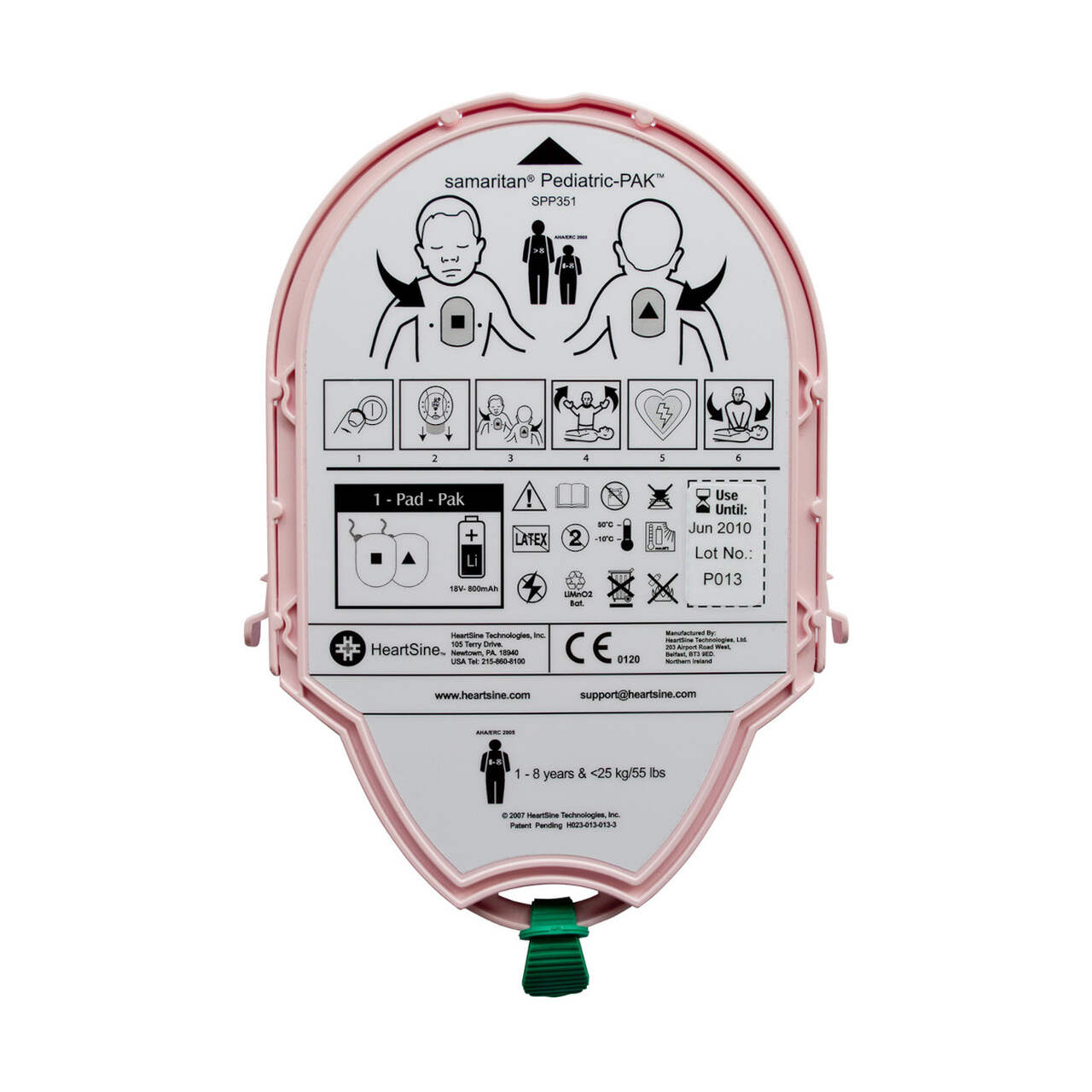 Elektrody-bateria dla dzieci PEDI-PAK do defibrylatora AED Samaritan PAD