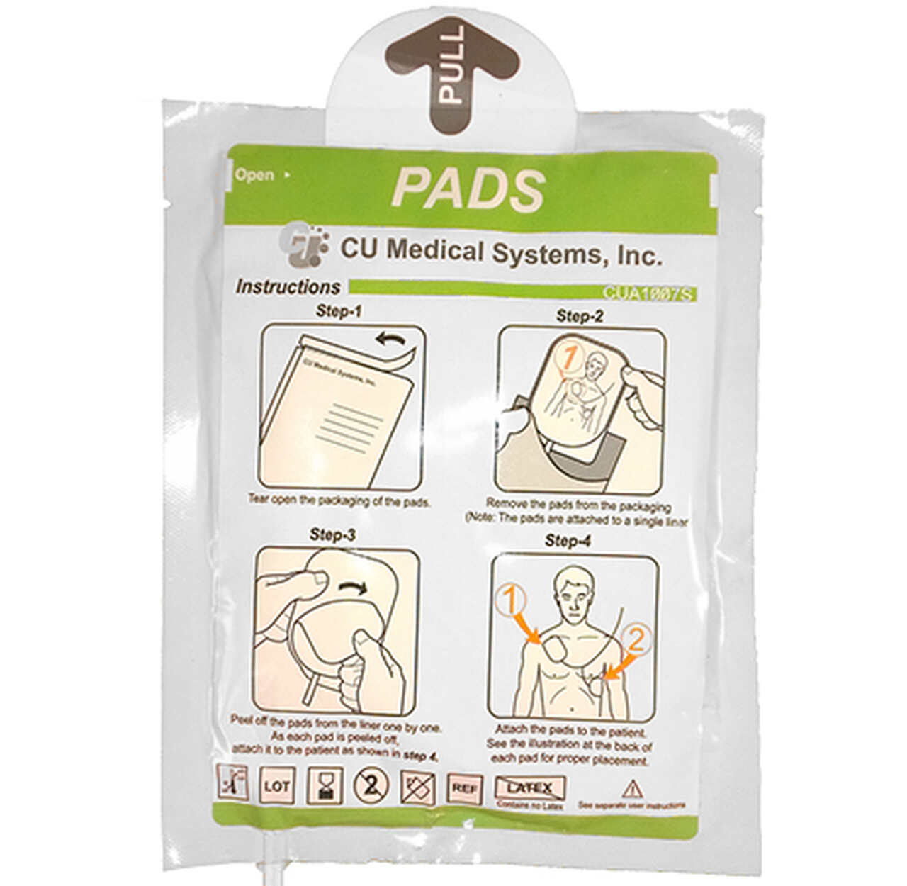Elektrody dla dorosłych do defibrylatora AED ME PAD (iPAD) CU SP1