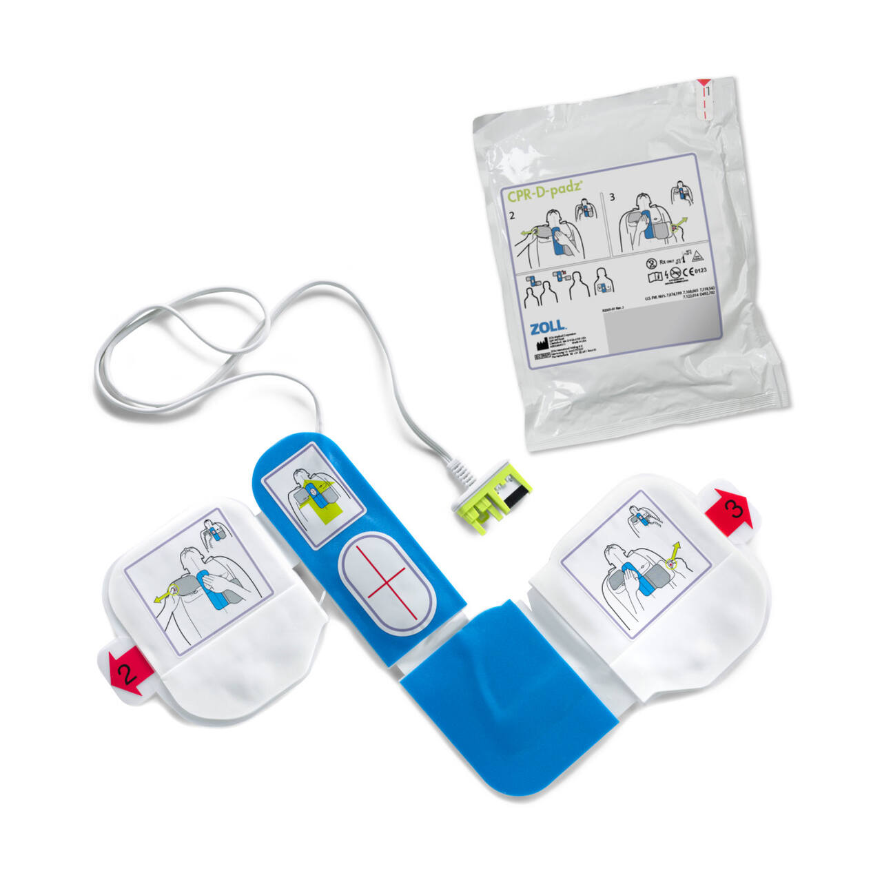 Elektrody dla dorosłych CPR-D Padz do defibrylatora AED ZOLL AED Plus