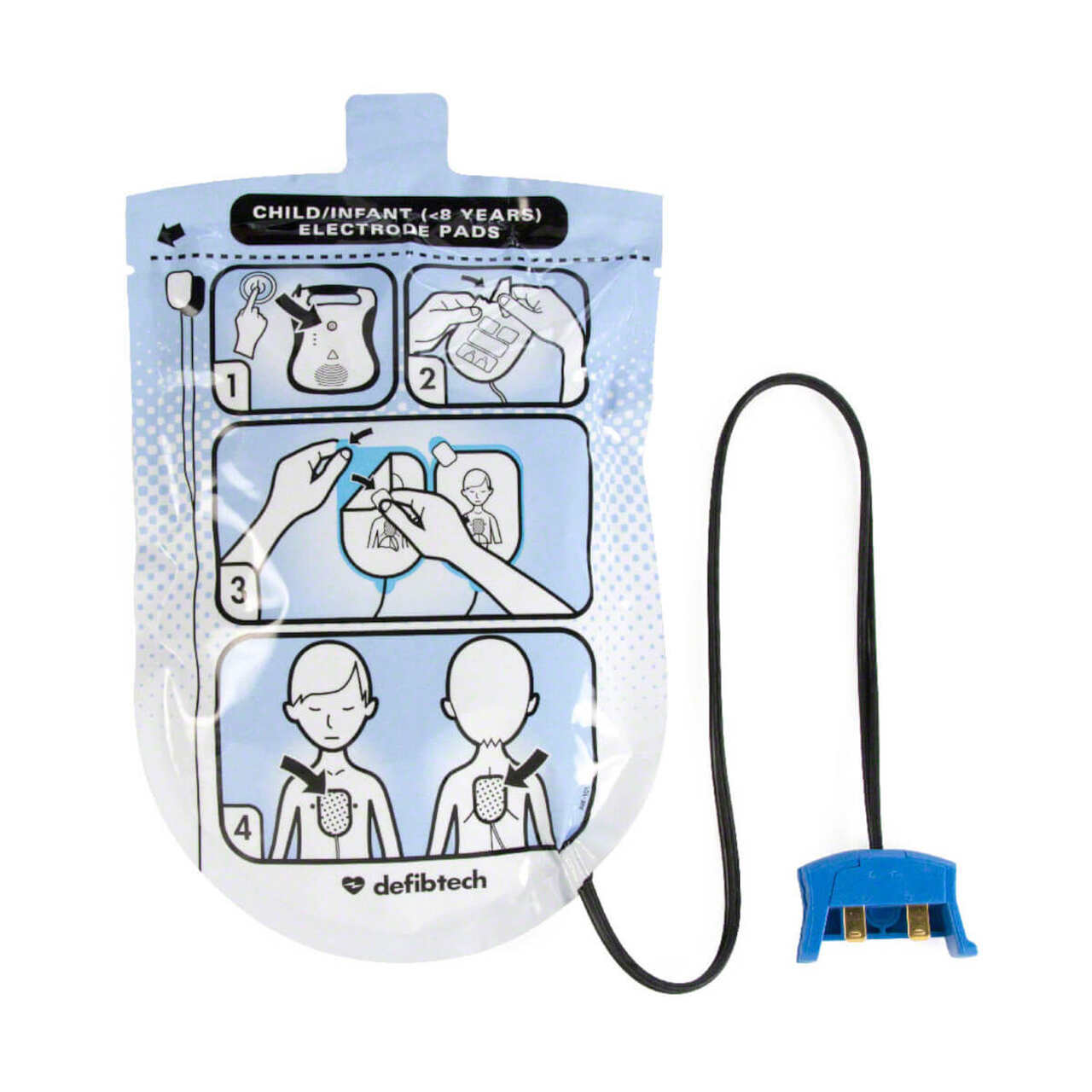 Elektrody dla dzieci do defibrylatora AED Defibtech Lifeline