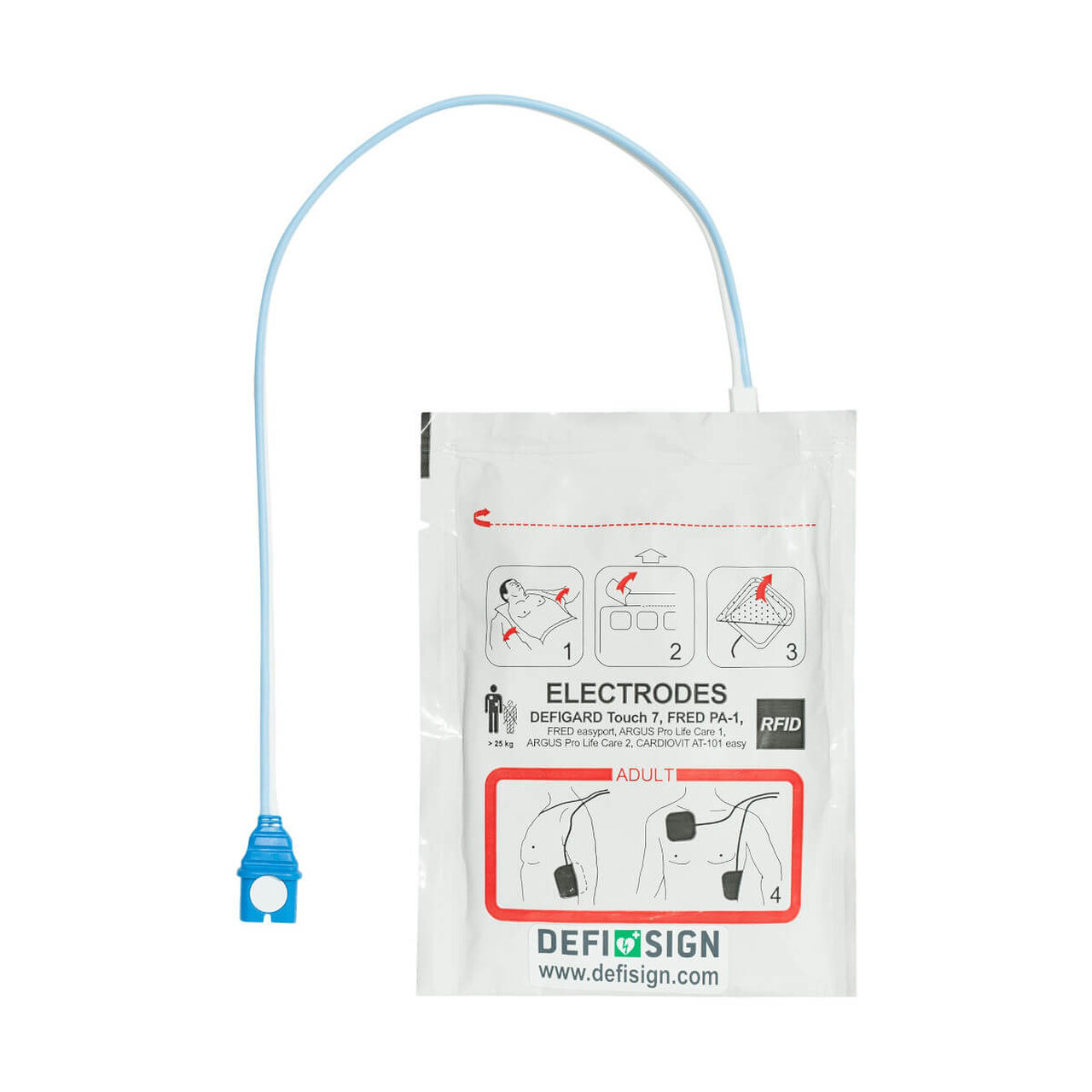Elektrody dla dorosłych do defibrylatora AED DefiSign Life