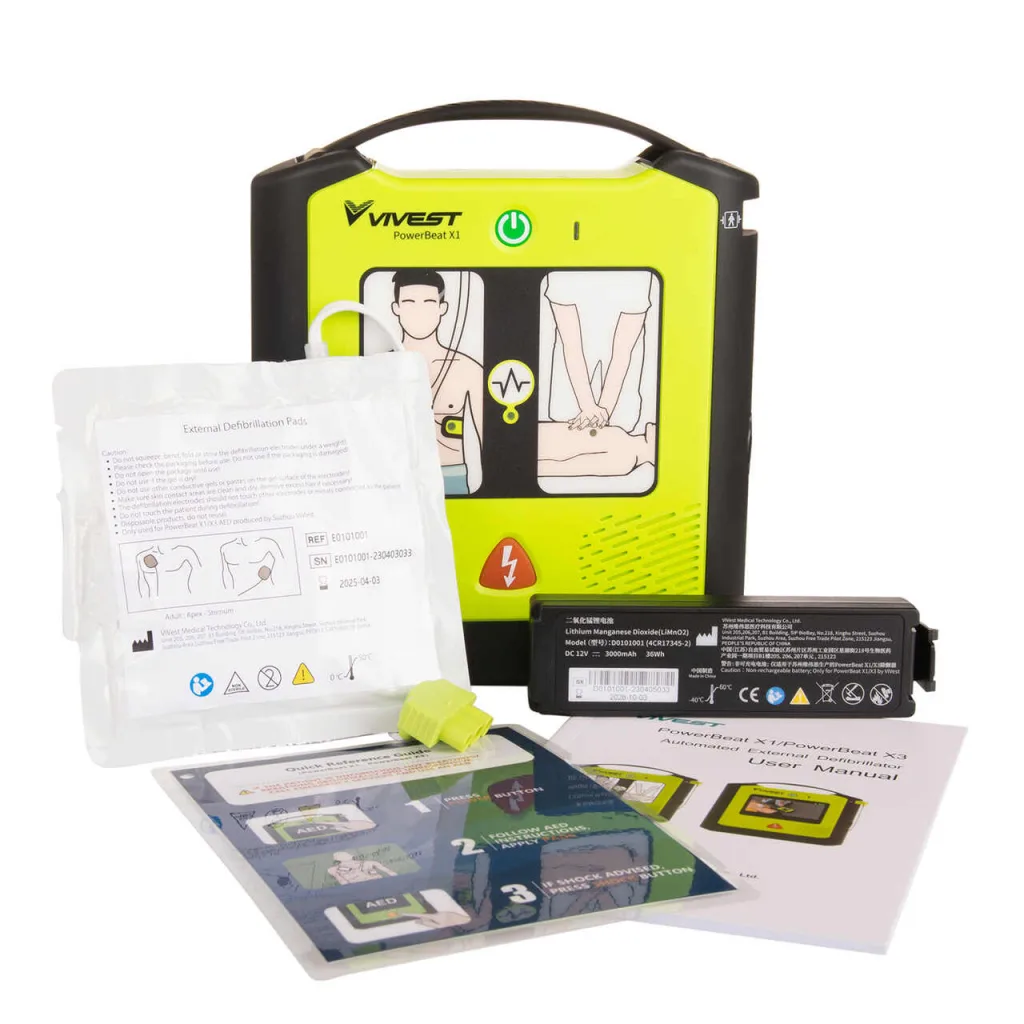 Defibrylator AED Vivest PowerBeat X1