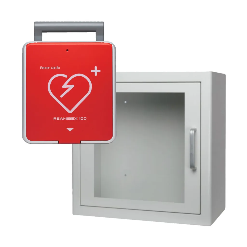 Zestaw AED Reanibex 100 + Szafka Wewnętrzna ARKY