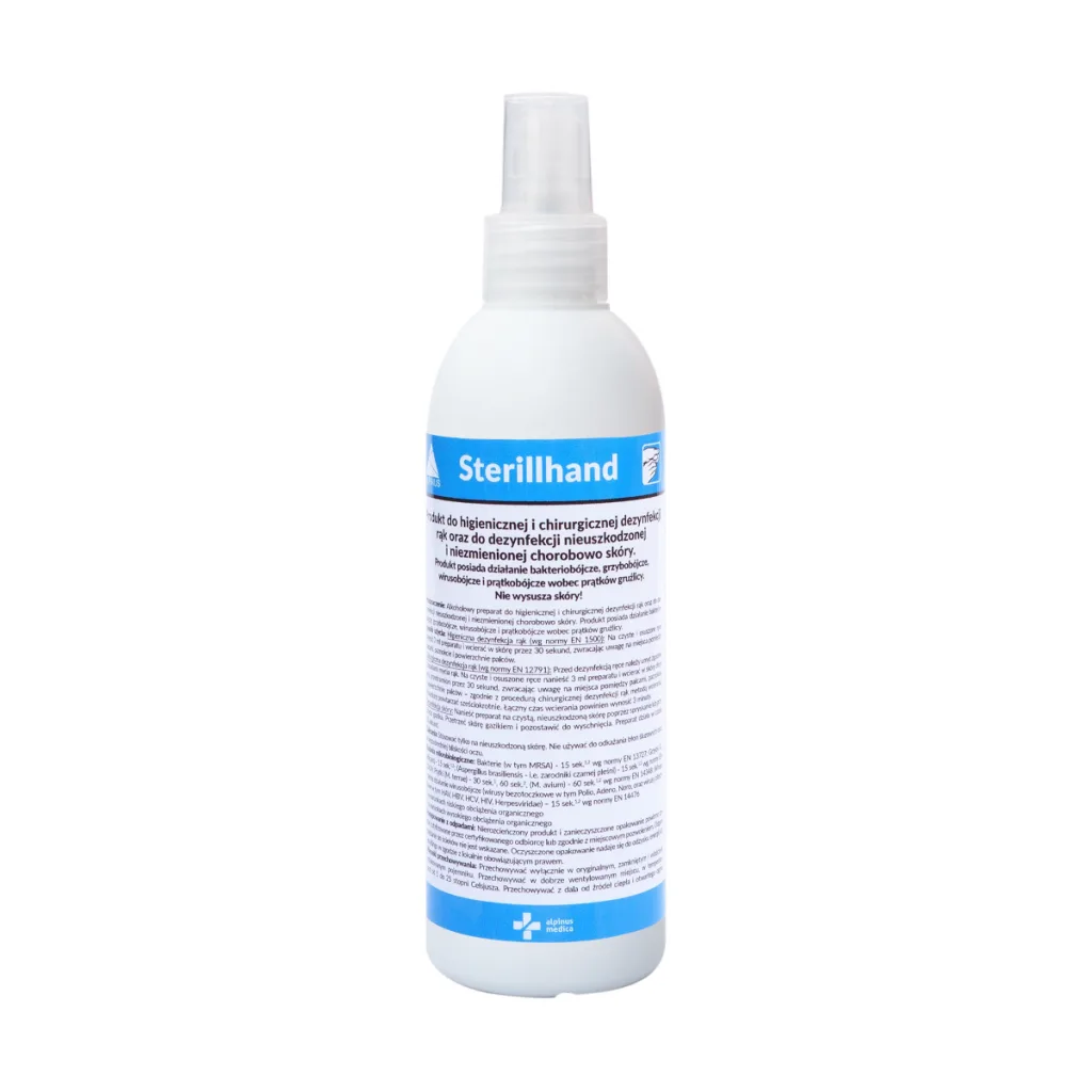 Sterillhand 250 ml z atomizerem - preparat do dezynfekcji rąk i skóry