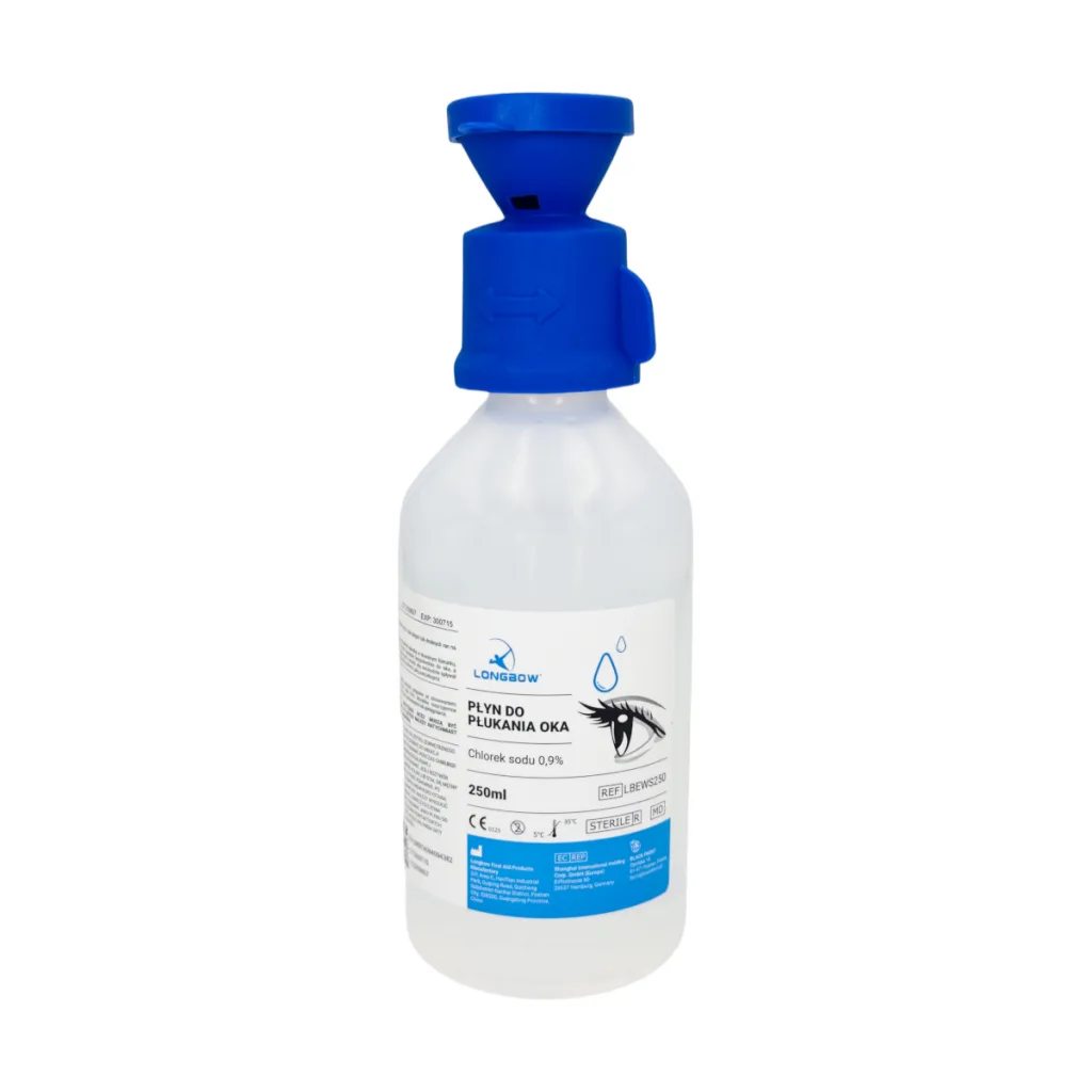 Płyn do płukania oczu Longbow -NaCl 0,9% 250ml
