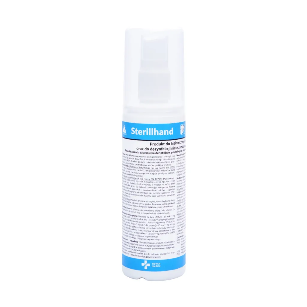 Sterillhand 100 ml z atomizerem - preparat do dezynfekcji rąk i skóry