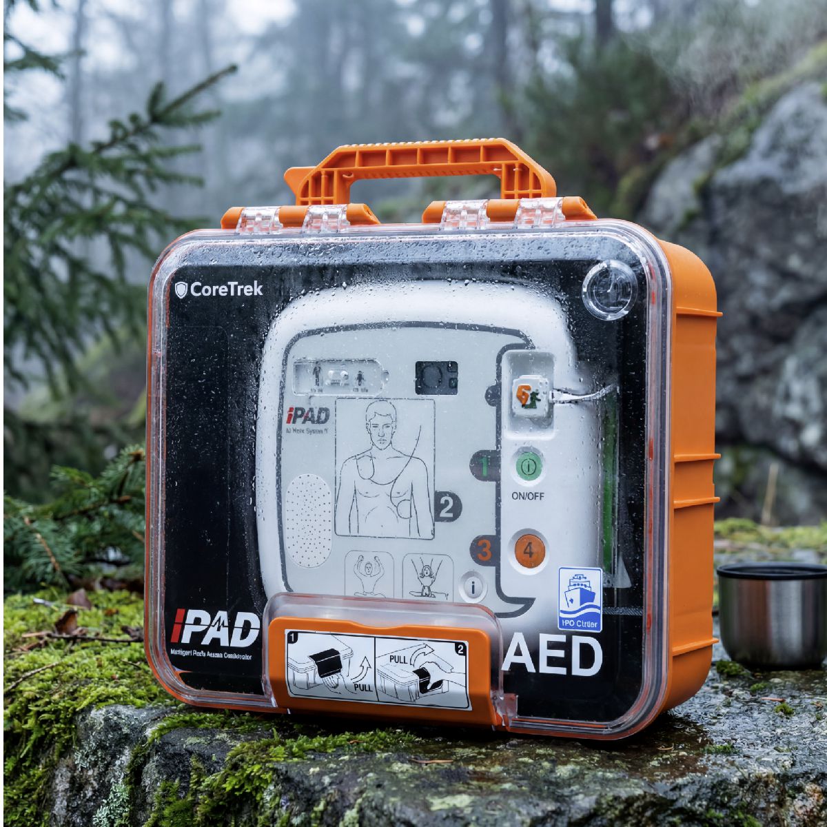 iPAD SP1 CoreTrek - Zestaw AED z Profesjonalną Walizką Ochronną IP66 - obrazek 9