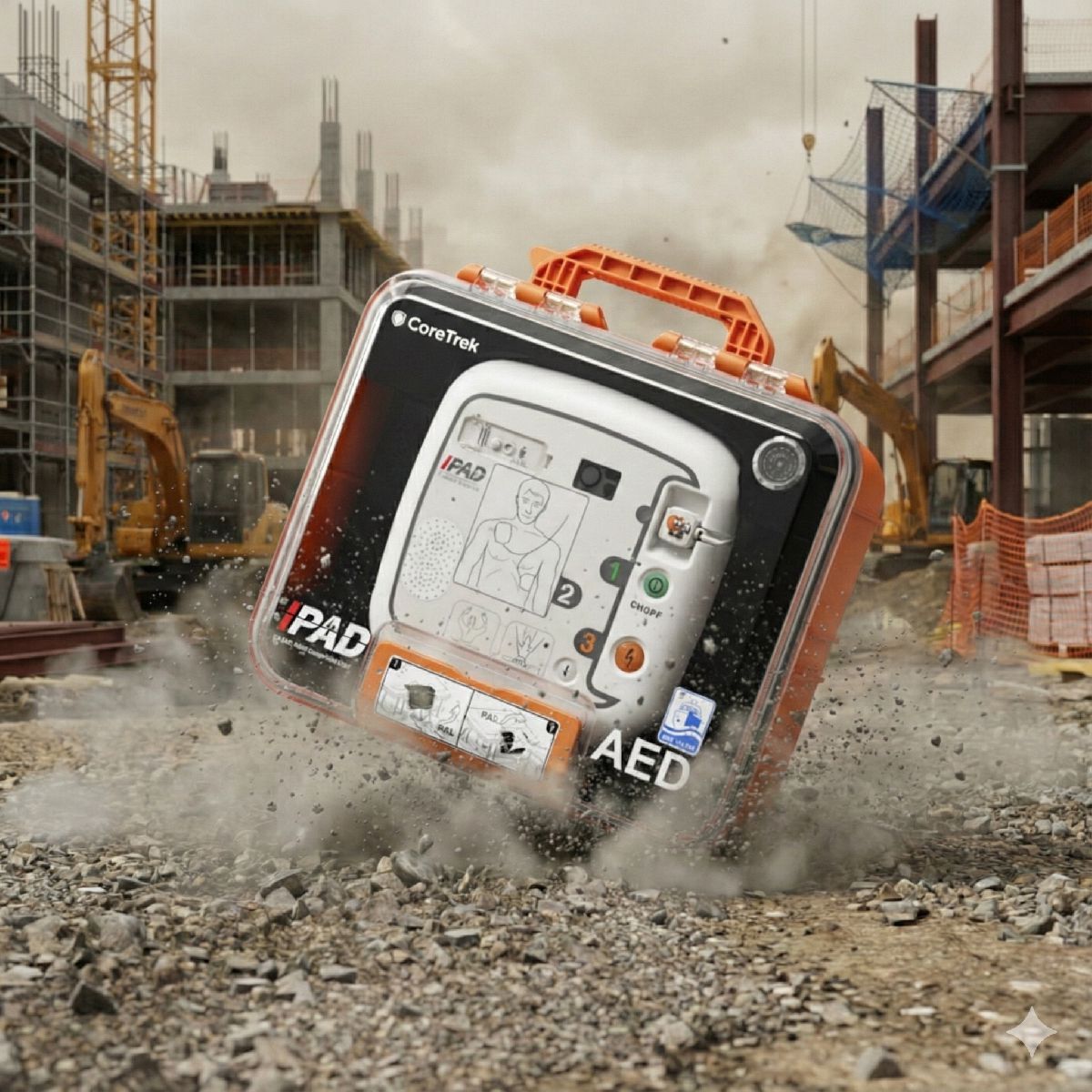 iPAD SP1 CoreTrek - Zestaw AED z Profesjonalną Walizką Ochronną IP66 - obrazek 7