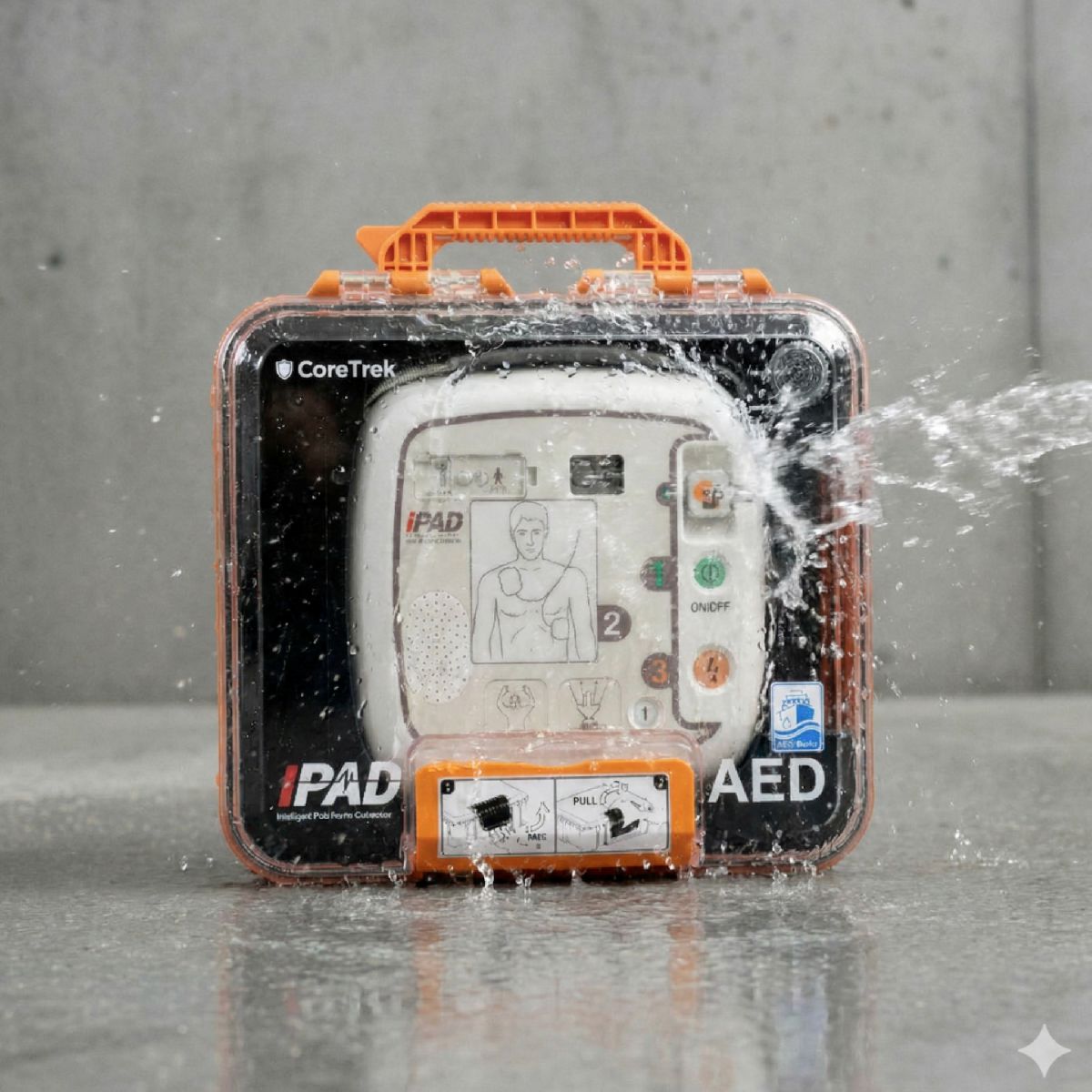 iPAD SP1 CoreTrek - Zestaw AED z Profesjonalną Walizką Ochronną IP66 - obrazek 6