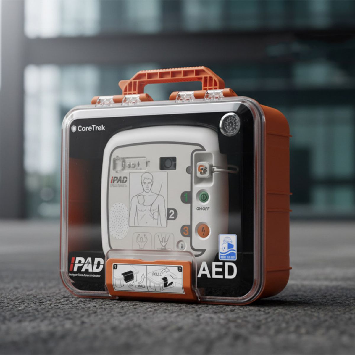 iPAD SP1 CoreTrek - Zestaw AED z Profesjonalną Walizką Ochronną IP66 - obrazek 3