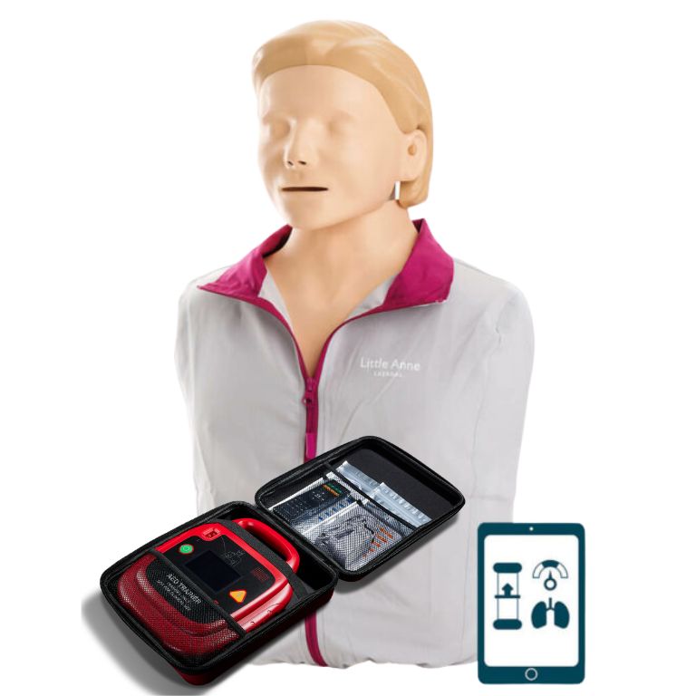 Zestaw szkoleniowy RKO AED Little Anne QCPR ATM-112 pierwsza pomoc