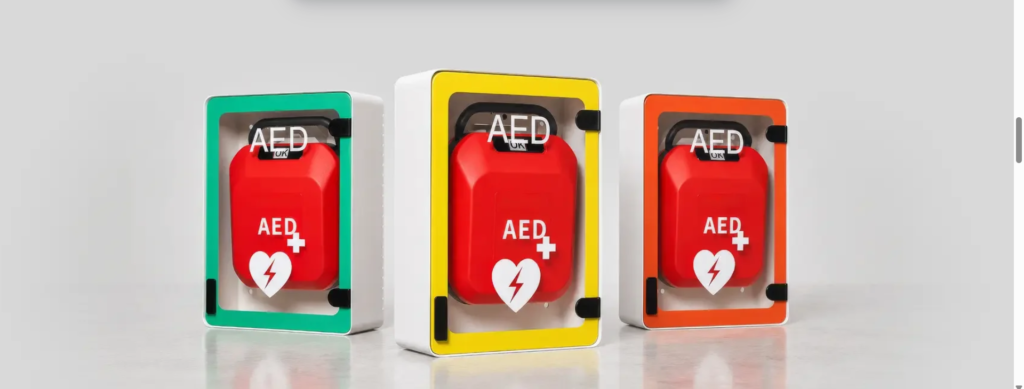 Szafka na AED Climate BOX ACB-3 - wewnętrzna, z alarmem i wentylacją