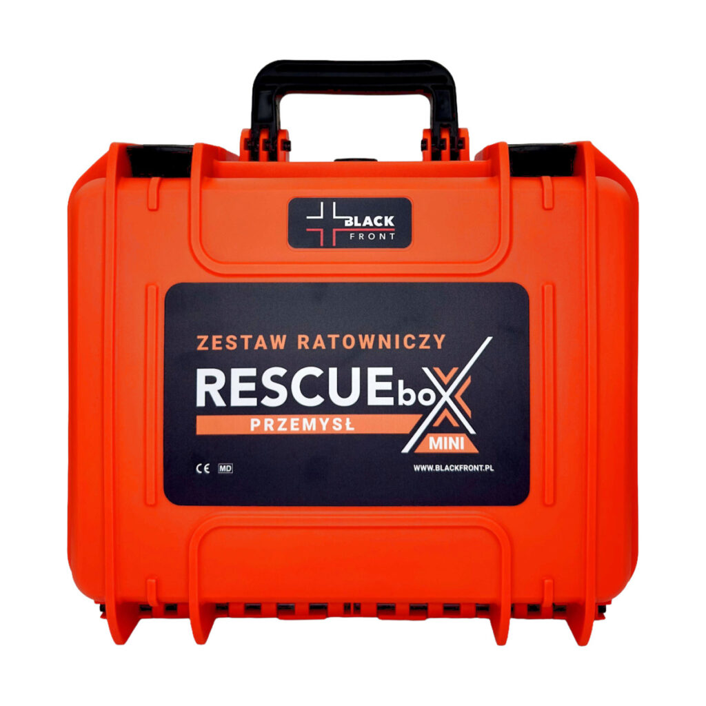 Walizkowy zestaw ratowniczy RESCUEbox MINI - PRZEMYSŁ