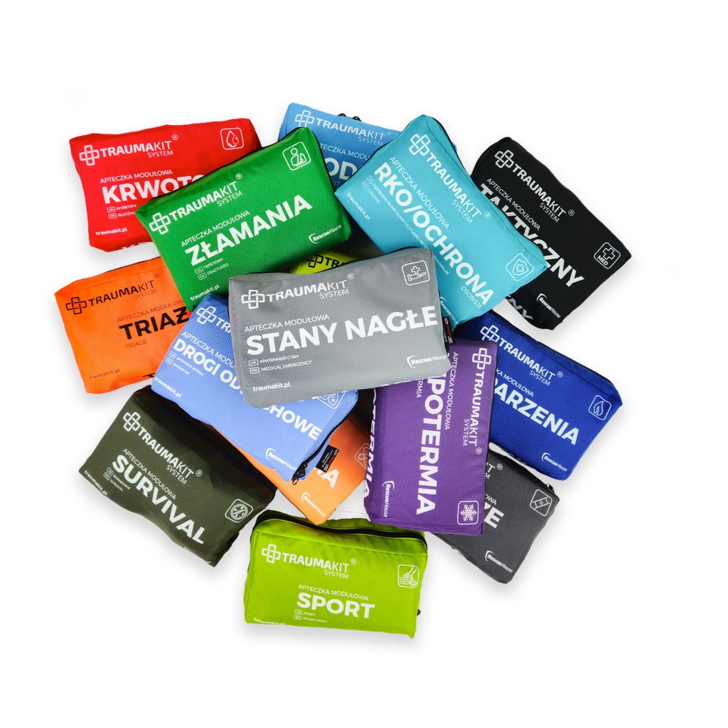 TRAUMA KIT Apteczka Modułowa (S) Stany Nagłe