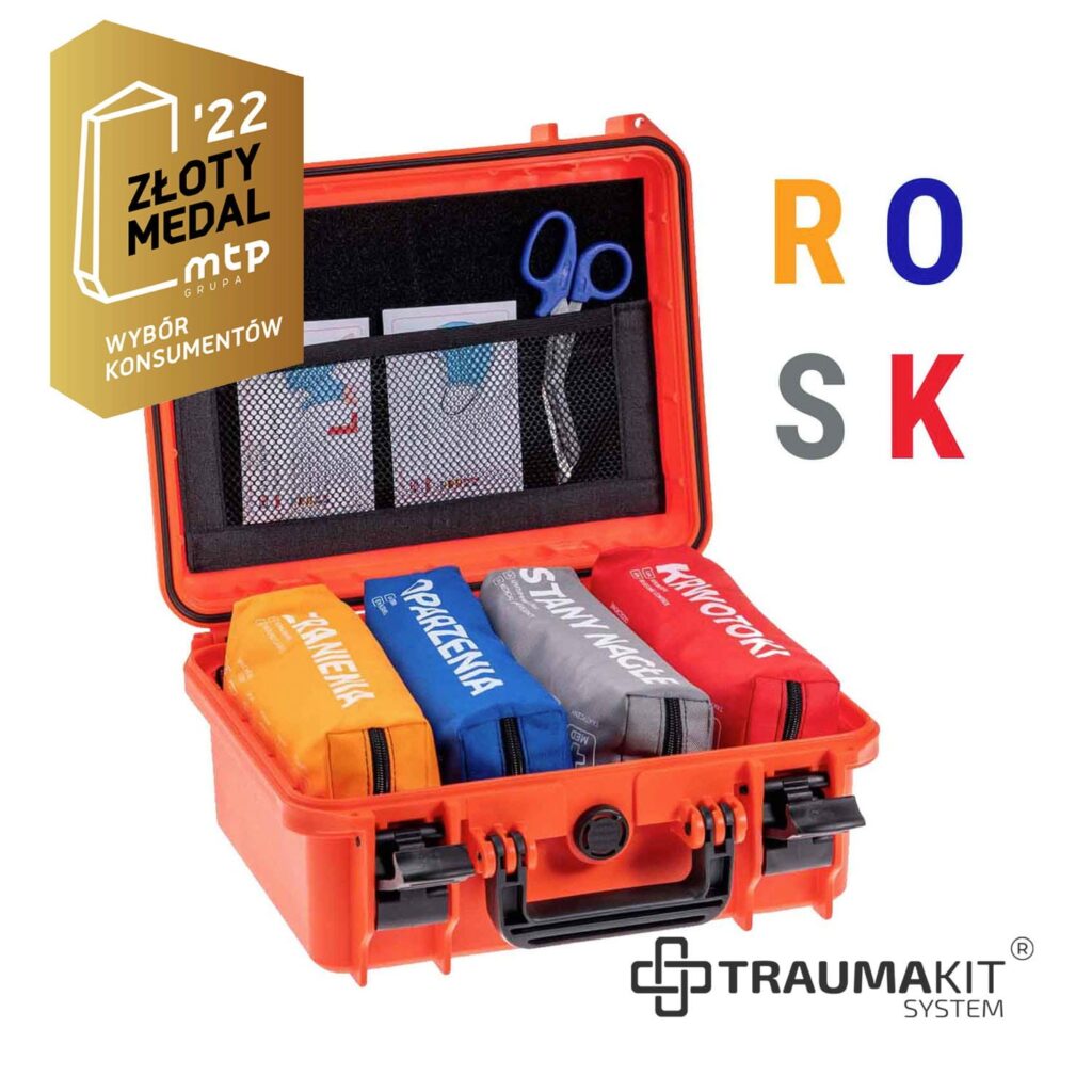 TRAUMA KIT Apteczka Zakładowa 2 (ROSK) – Walizka CARRY CASE 4 Fluo