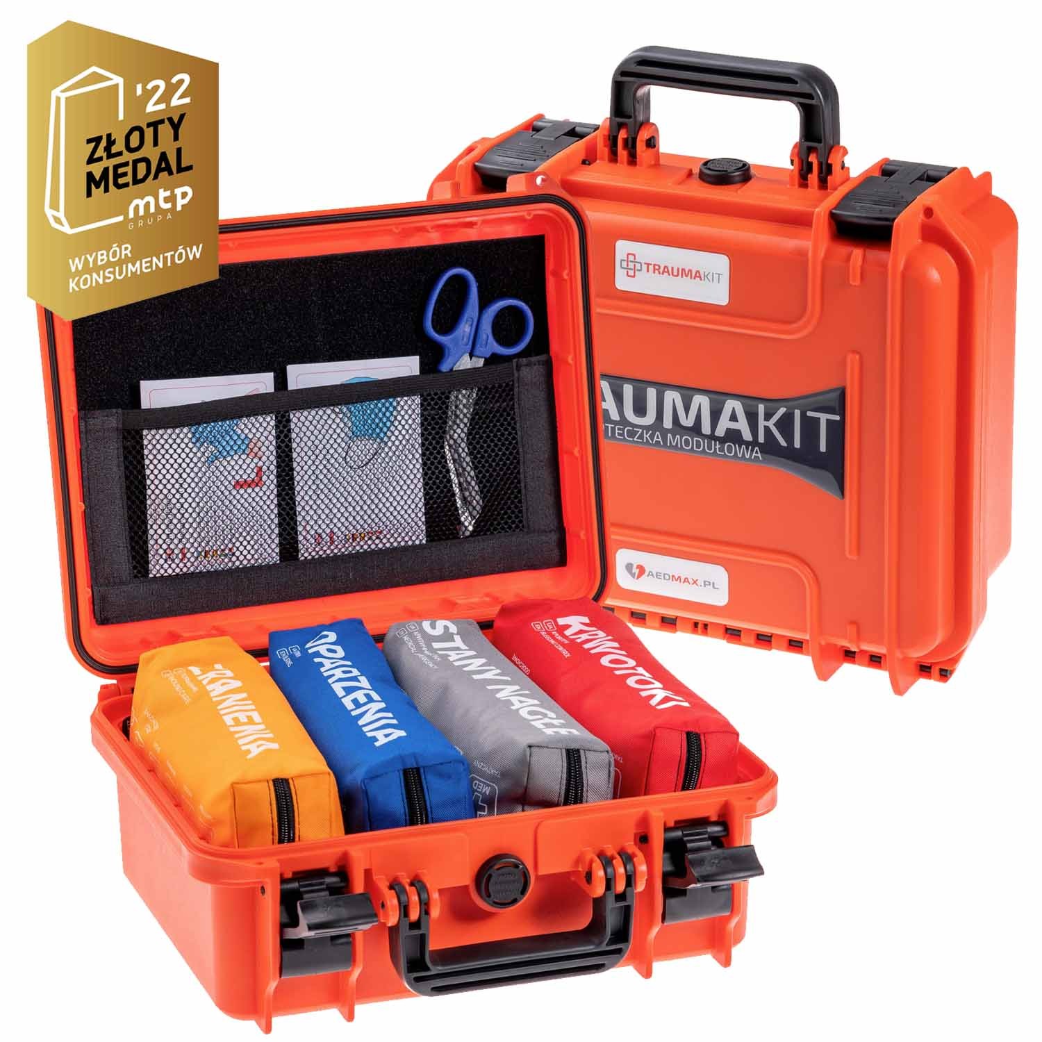 TRAUMA KIT Apteczka Zakładowa 2 (ROSK) – Walizka CARRY CASE 4 Fluo