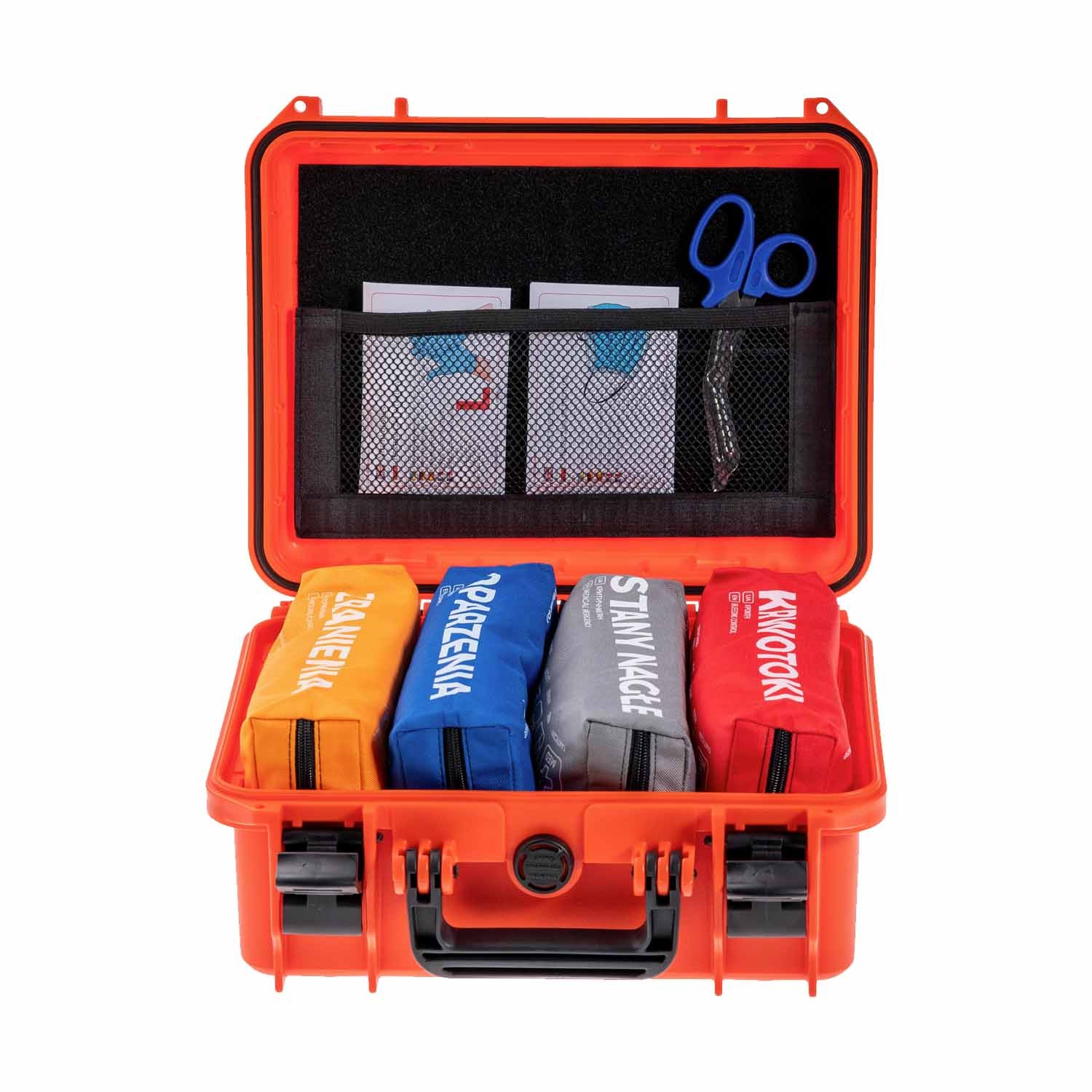 TRAUMA KIT Apteczka Zakładowa 2 (ROSK) – Walizka CARRY CASE 4 Fluo