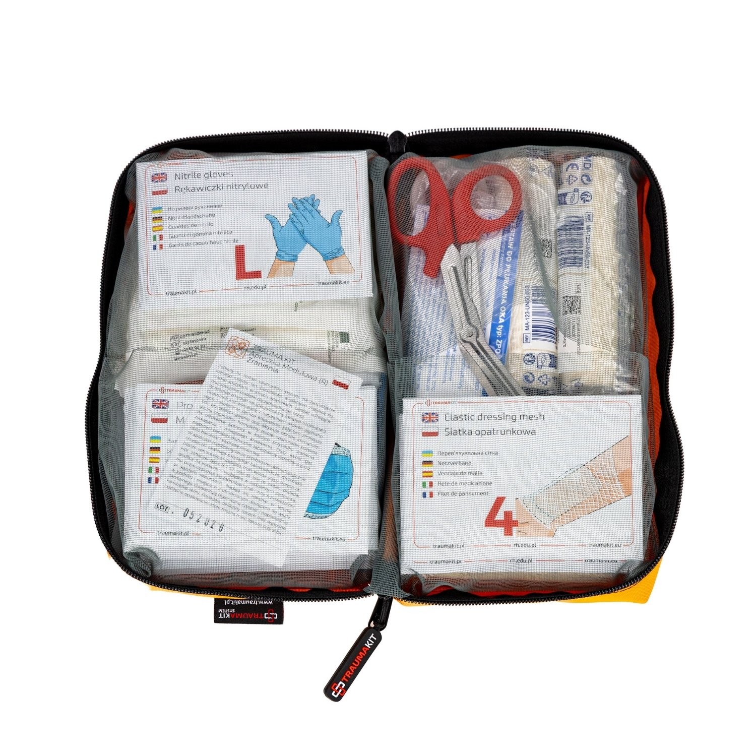 TRAUMA KIT Apteczka Zakładowa 2 (ROSK) – Walizka CARRY CASE 4 Fluo