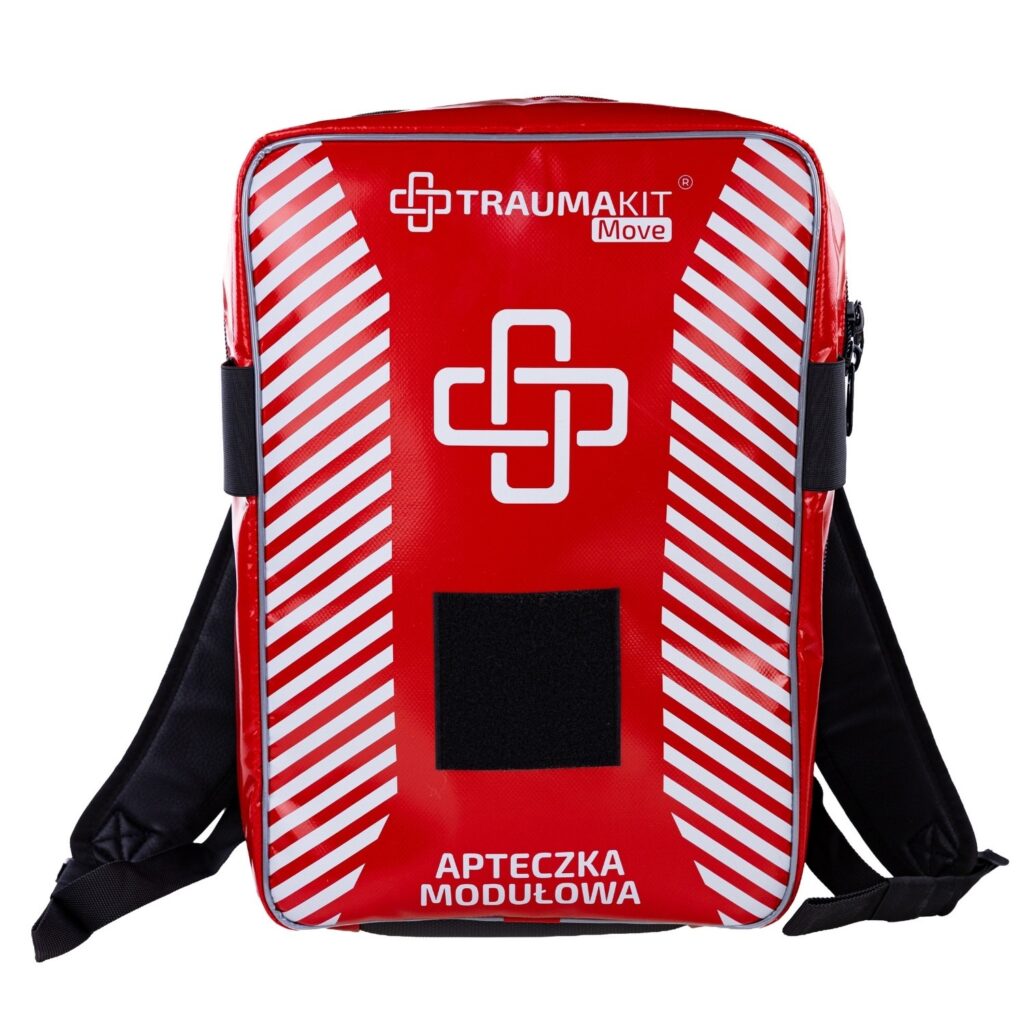 TRAUMA KIT Zestaw Ratowniczy P1 (ROSZAKNW) Plecak BACKPACK 8 Red