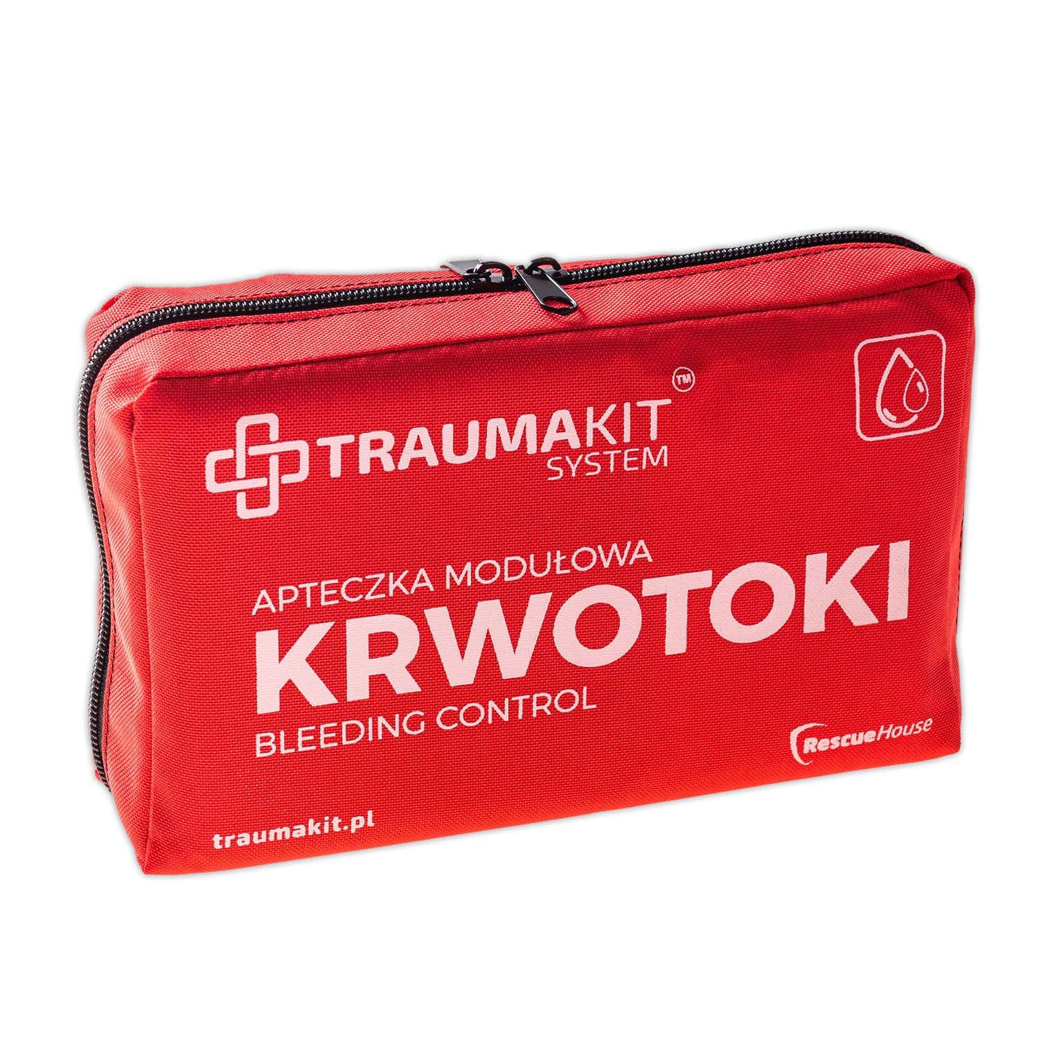 TRAUMA KIT Zestaw Ratowniczy (ROSZAKNW) Walizka CARRY CASE 8 Fluo