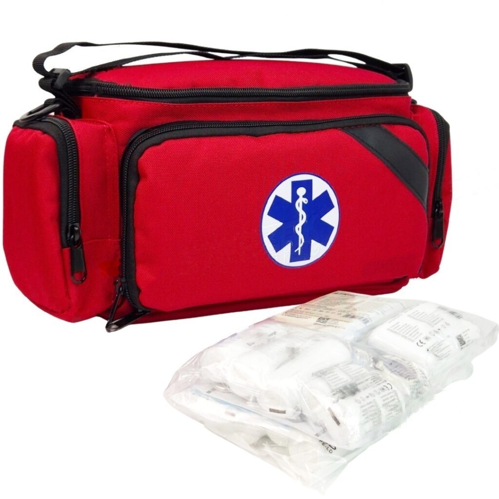 Torba medyczna TRM-4 Mini z wyposażeniem DIN 13164, 32 x 11 x 16 cm