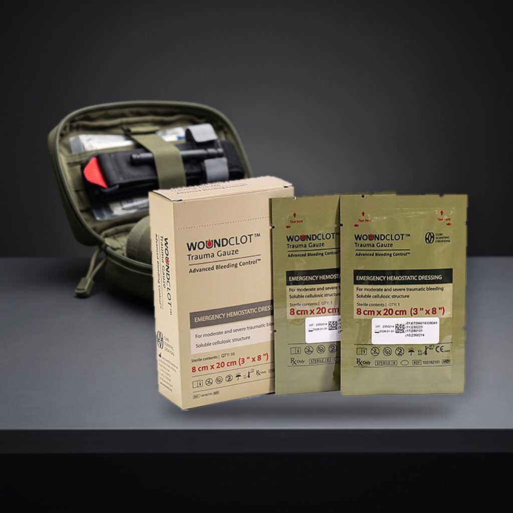 Gaza hemostatyczna WoundClot Trauma 8 x 20 cm